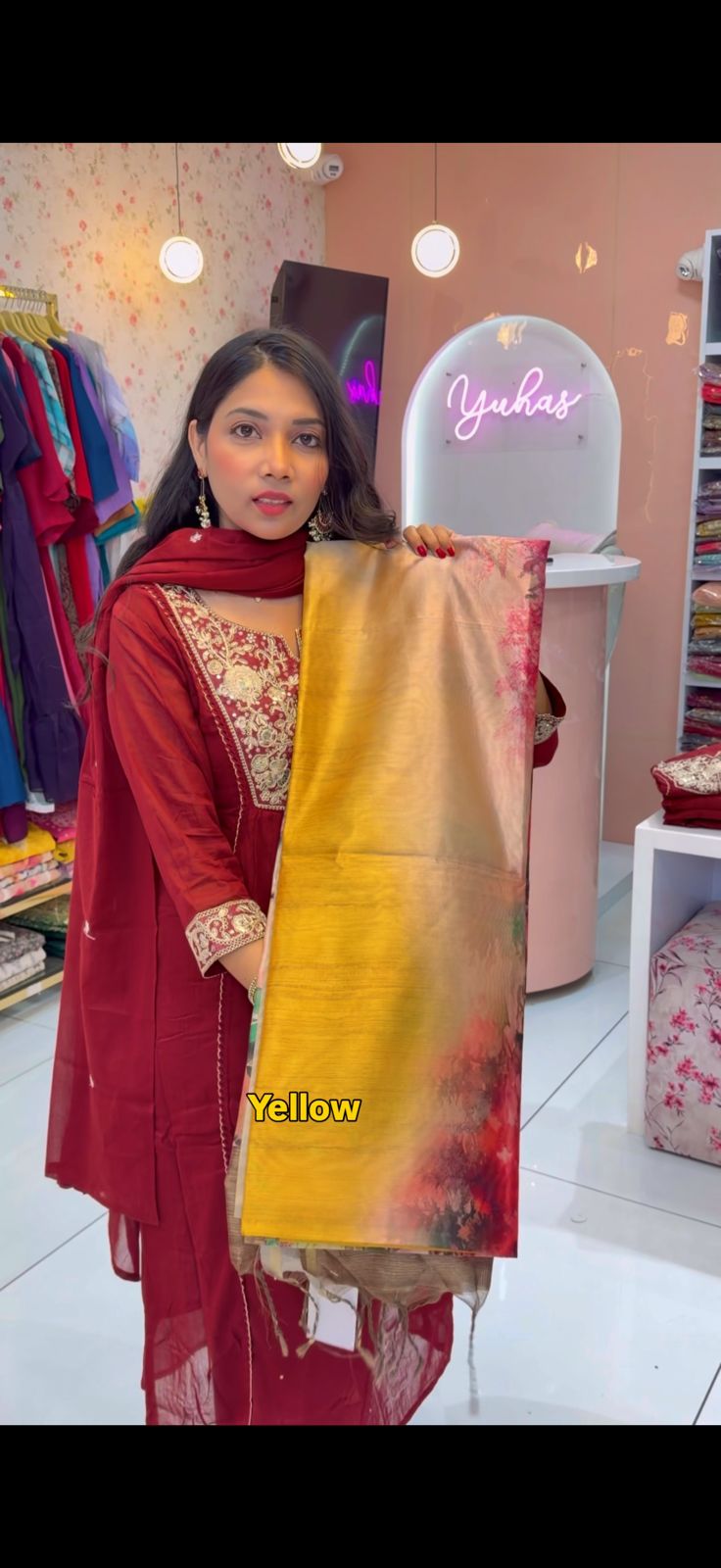 yellow malai silk