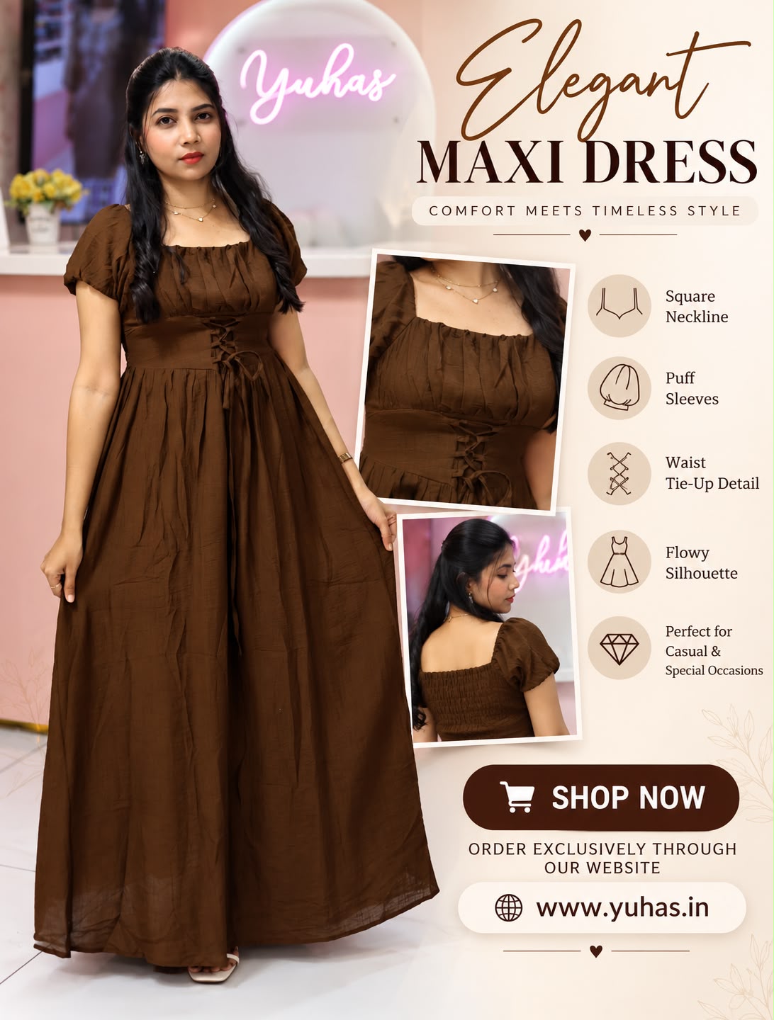 The Dreamy Muse Maxi-KC017-B