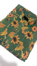 Green tissue frock YCS123