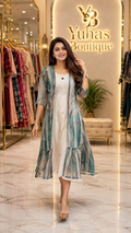 Green overcoat maxi- YCS281