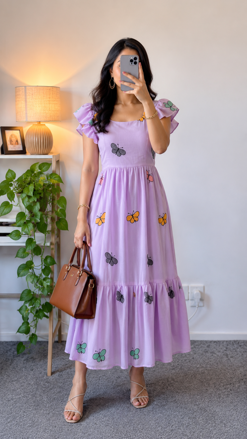 Lavender Buterfly  Maxi - YCS463