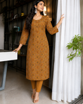 Mustard kurti -YCS610