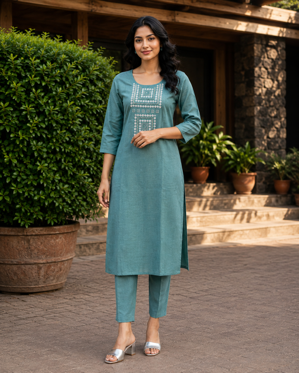 Blue Kurti -YCS836