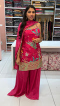 Premium Pink Sharara