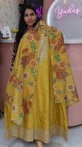 Premium Yellow Grand Anarkali -YFS747