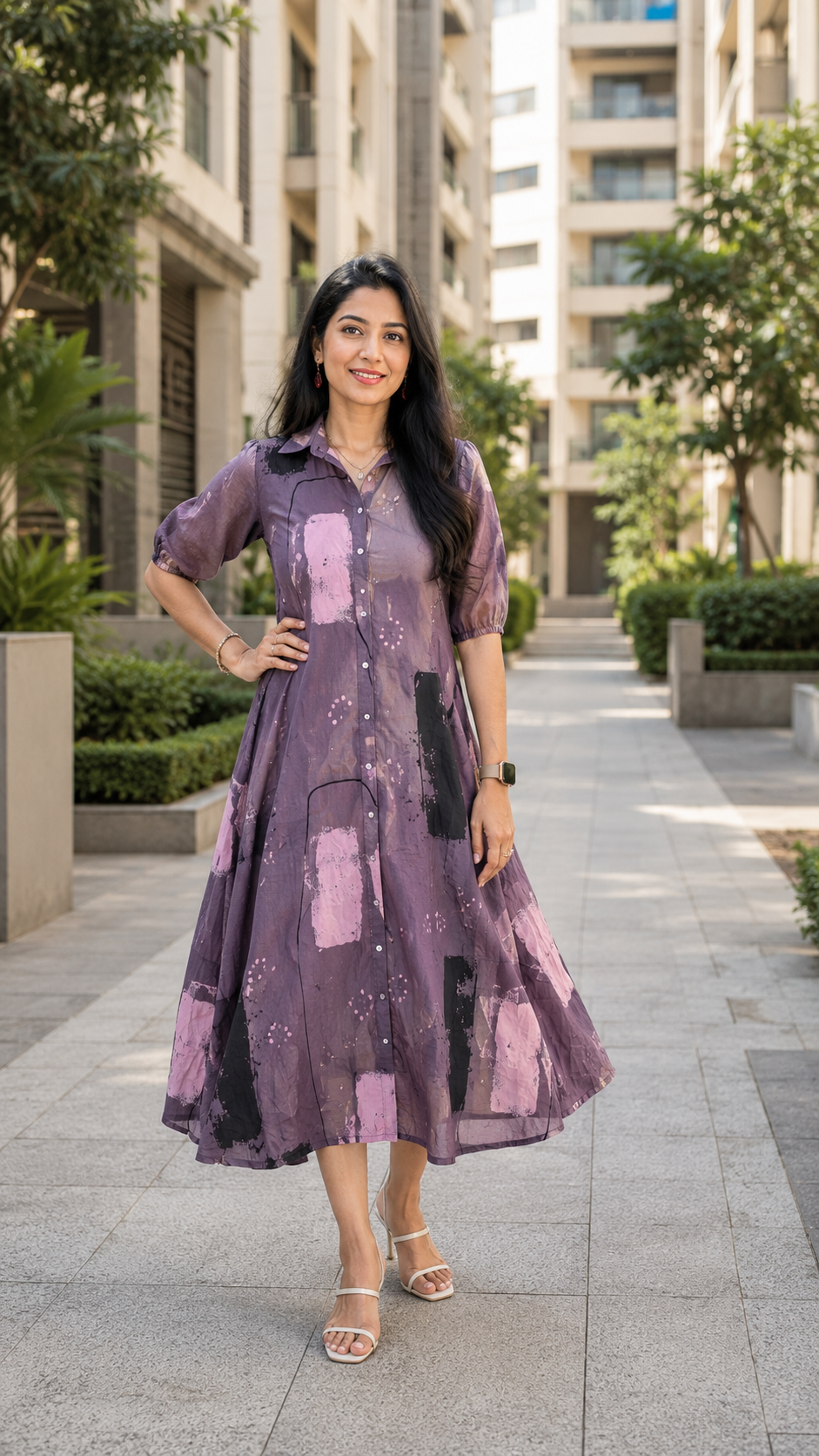 Premium Lavender Kurti - YFS796