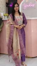 Premium Purple Salwar - YFS810