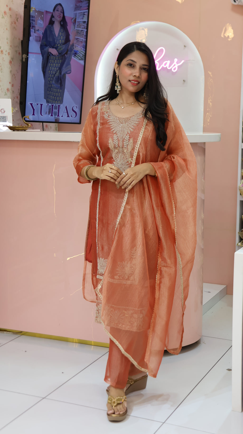 tangerine cc salwar- YVS624