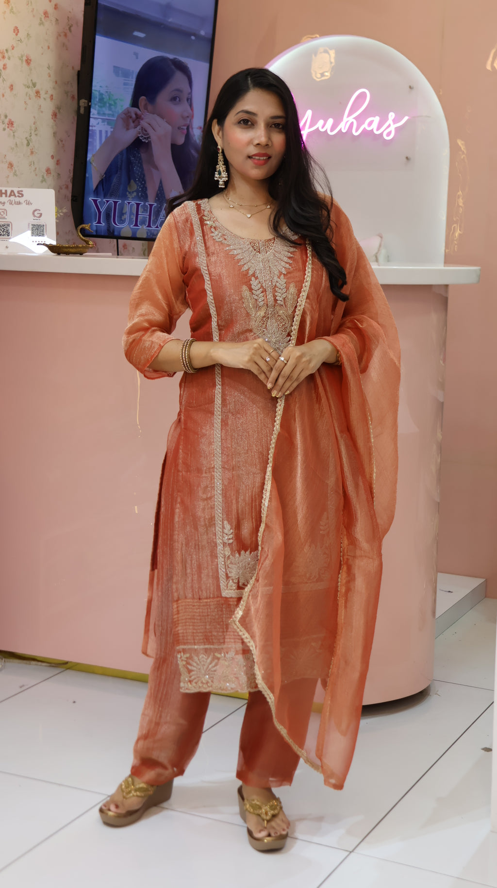 tangerine cc salwar- YVS624