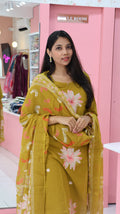 Pure Cotton In mustard Salwar - YVS138