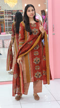 pure Cotton Mustard salwar - YVS141