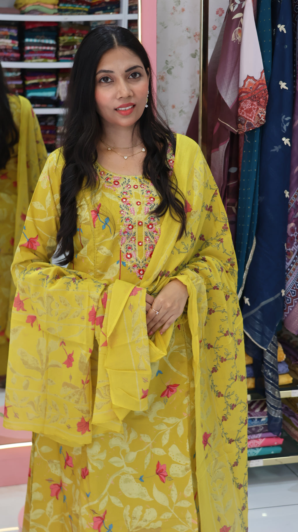 Trending Lime Yellow Salwar suit -YVS159