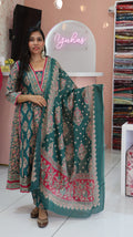 Trending Green Anarkali Suit -YVS175