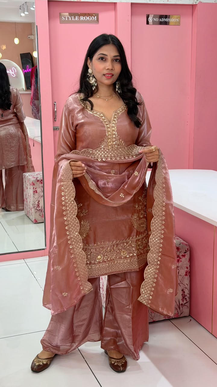Premium Wedding Sharara Set - YVS201