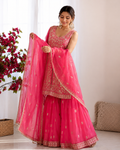 Premium Pink Sharara- YVS202