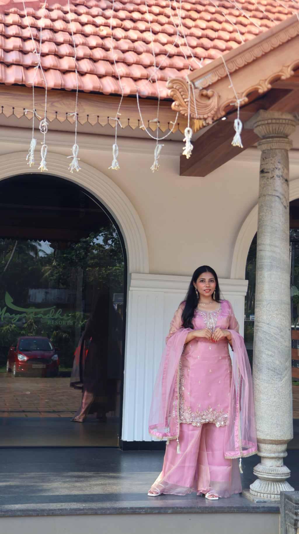 Premium Pink Sharara
