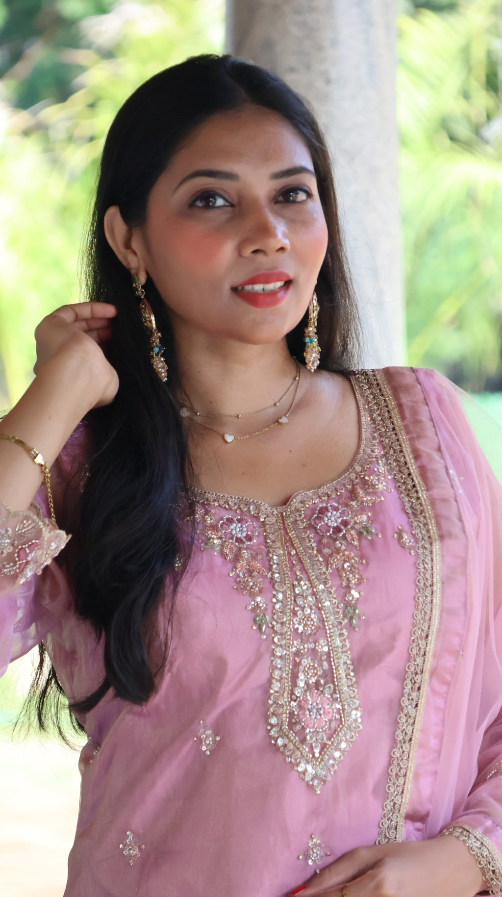 Premium Pink Sharara