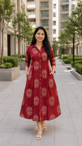Trending Maroon Kurti - YVS243