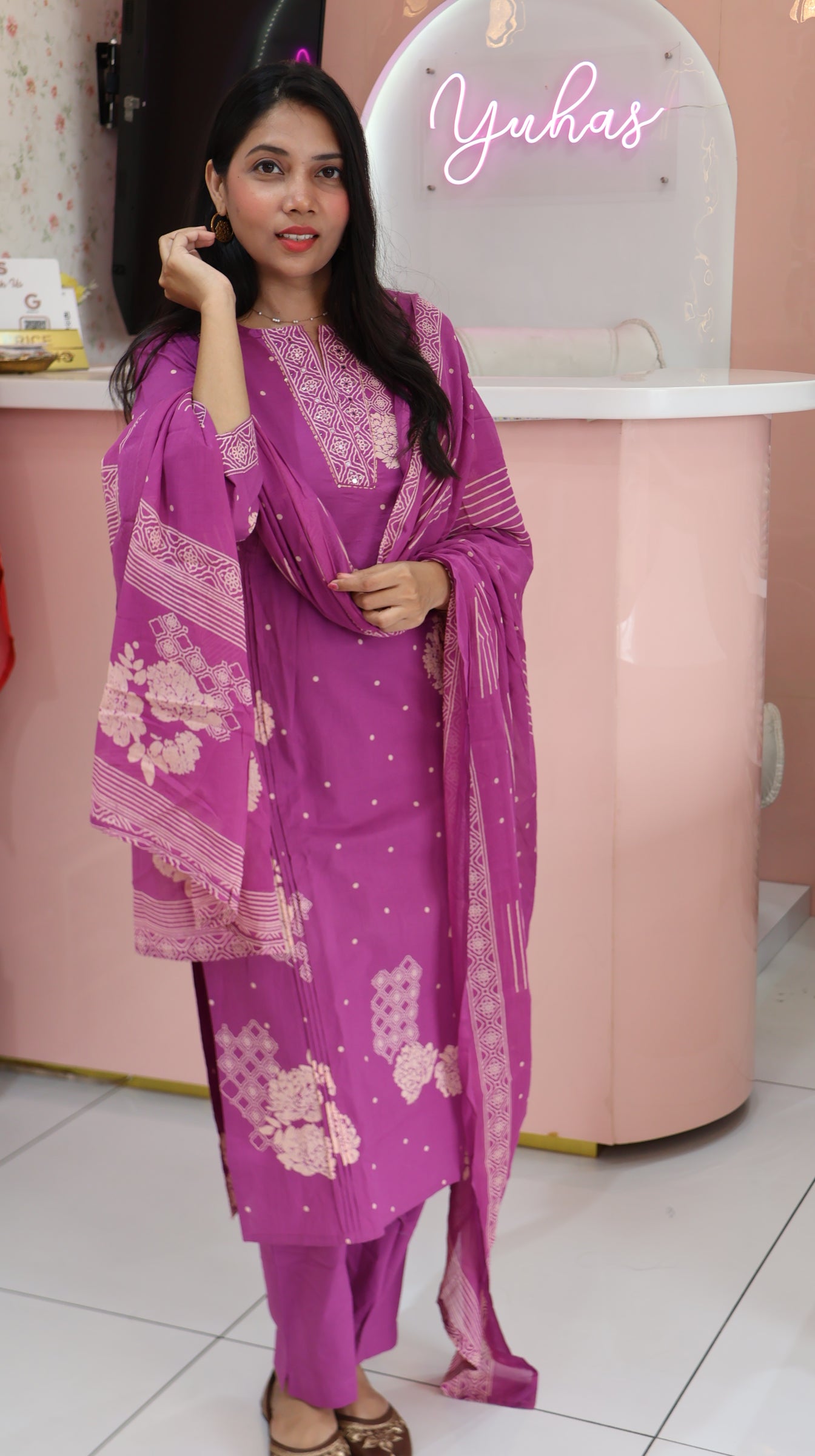 Premium Cotton Salwar suit - YVS257