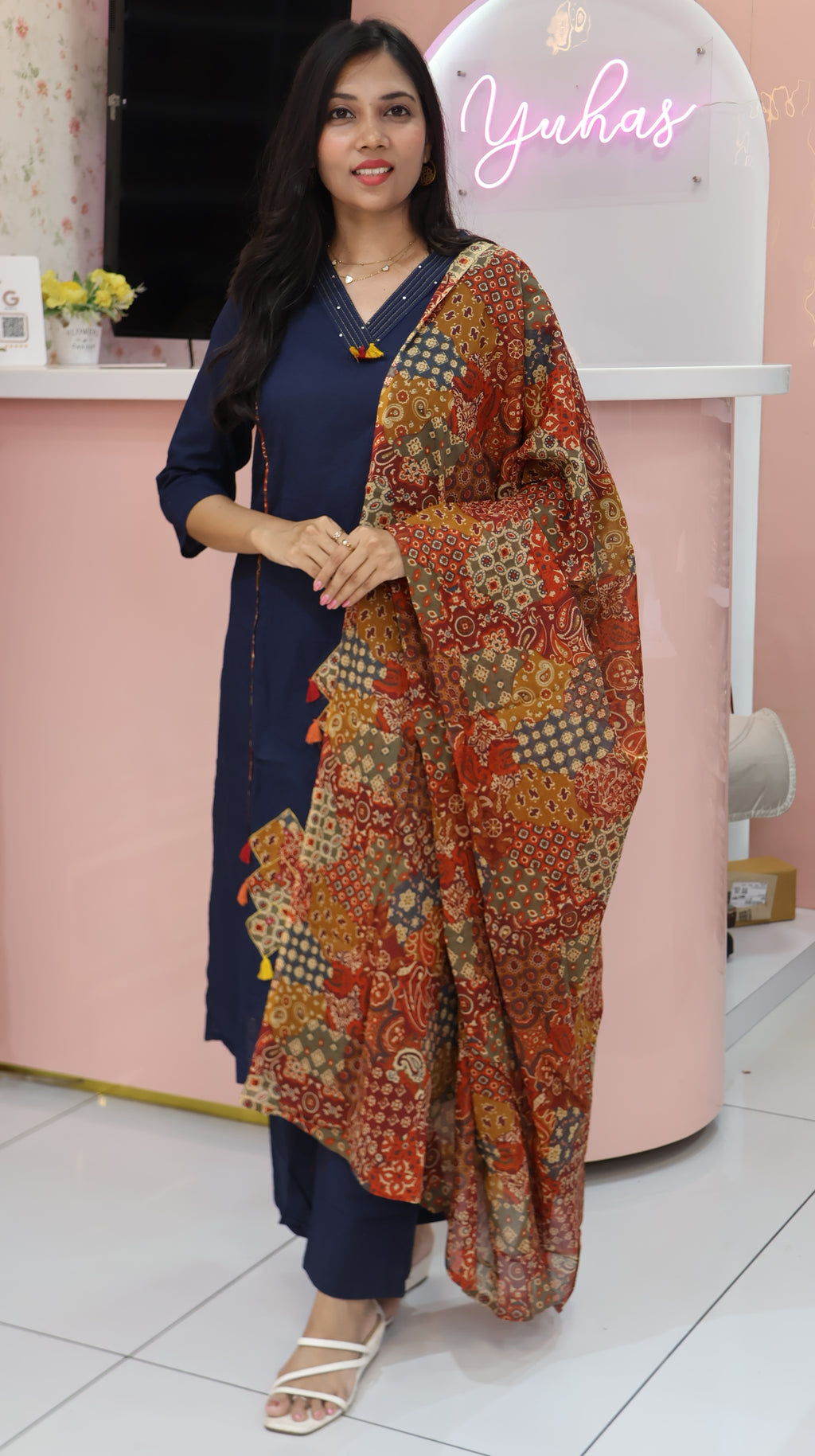 Premium Nevy Blue Salwar suit - YVS262