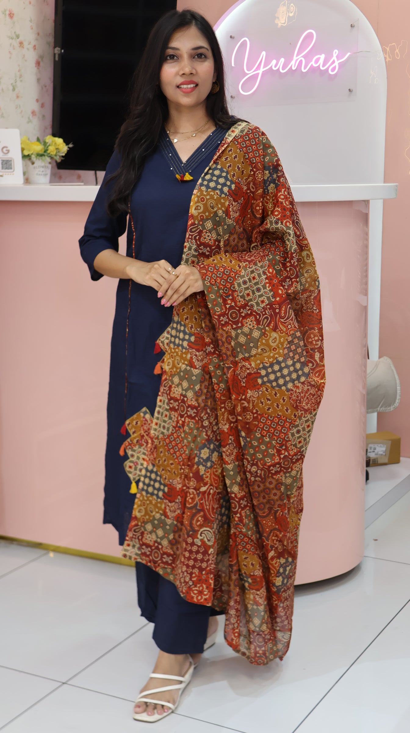 Premium Nevy Blue Salwar suit - YVS262