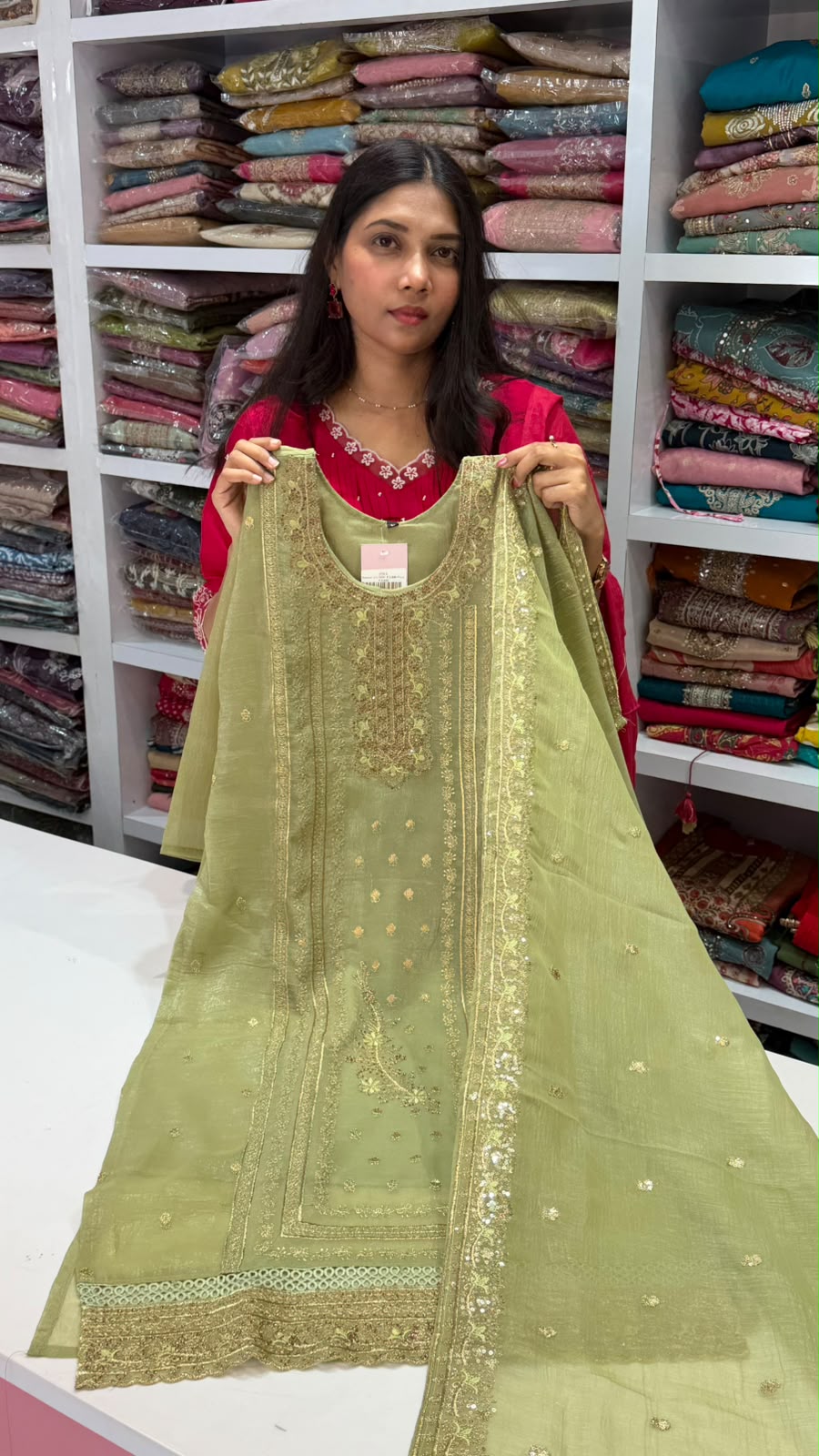 Premium  Green Salwar suit - YVS315