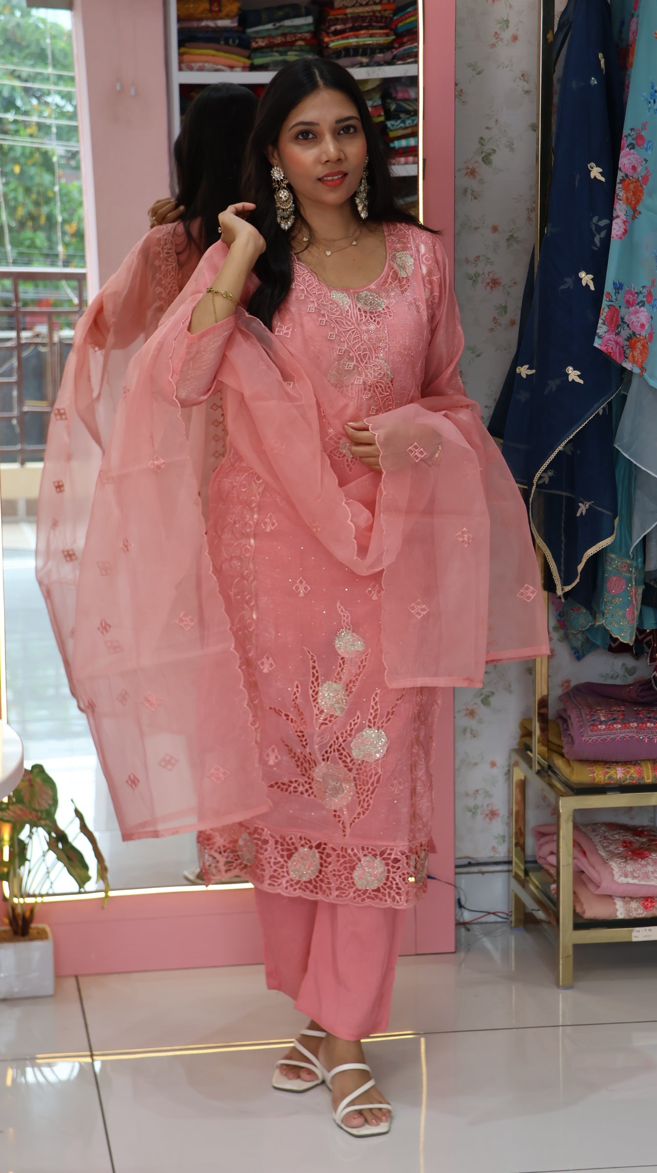 Premium Baby Pink Salwar - YVS318