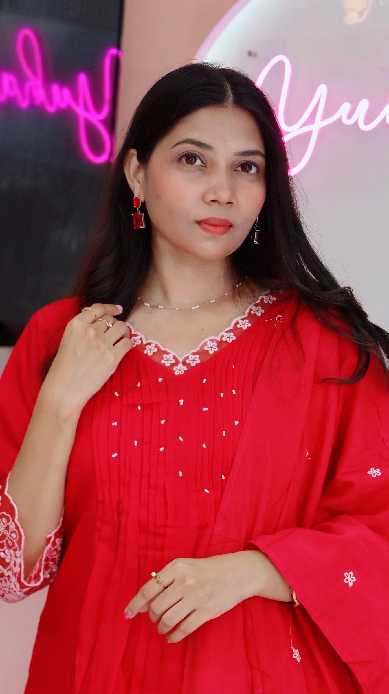 Premium Pink Salwar suit - YVS319