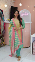 Premium Bandhini Print MuslinSilk salwar -YVS342