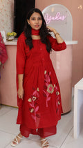 Crimson Petals Luxury Pink  Salwar Suit -YVS350