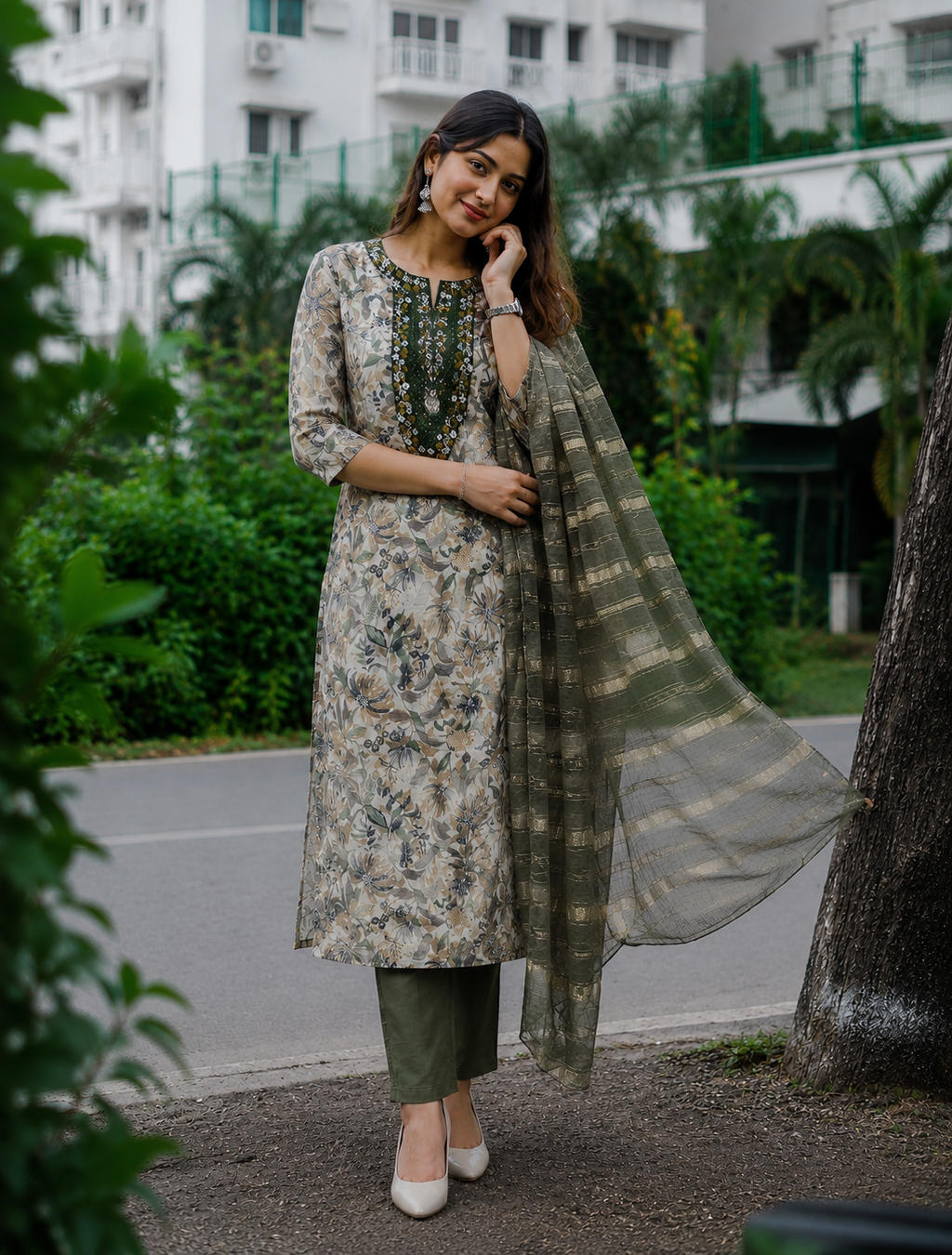 Trending Green Salwar Suit- YVS397