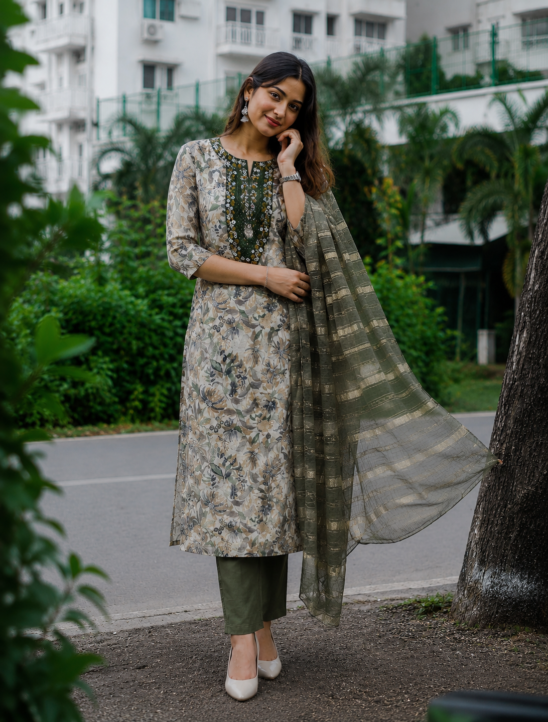 Trending Green Salwar Suit- YVS397