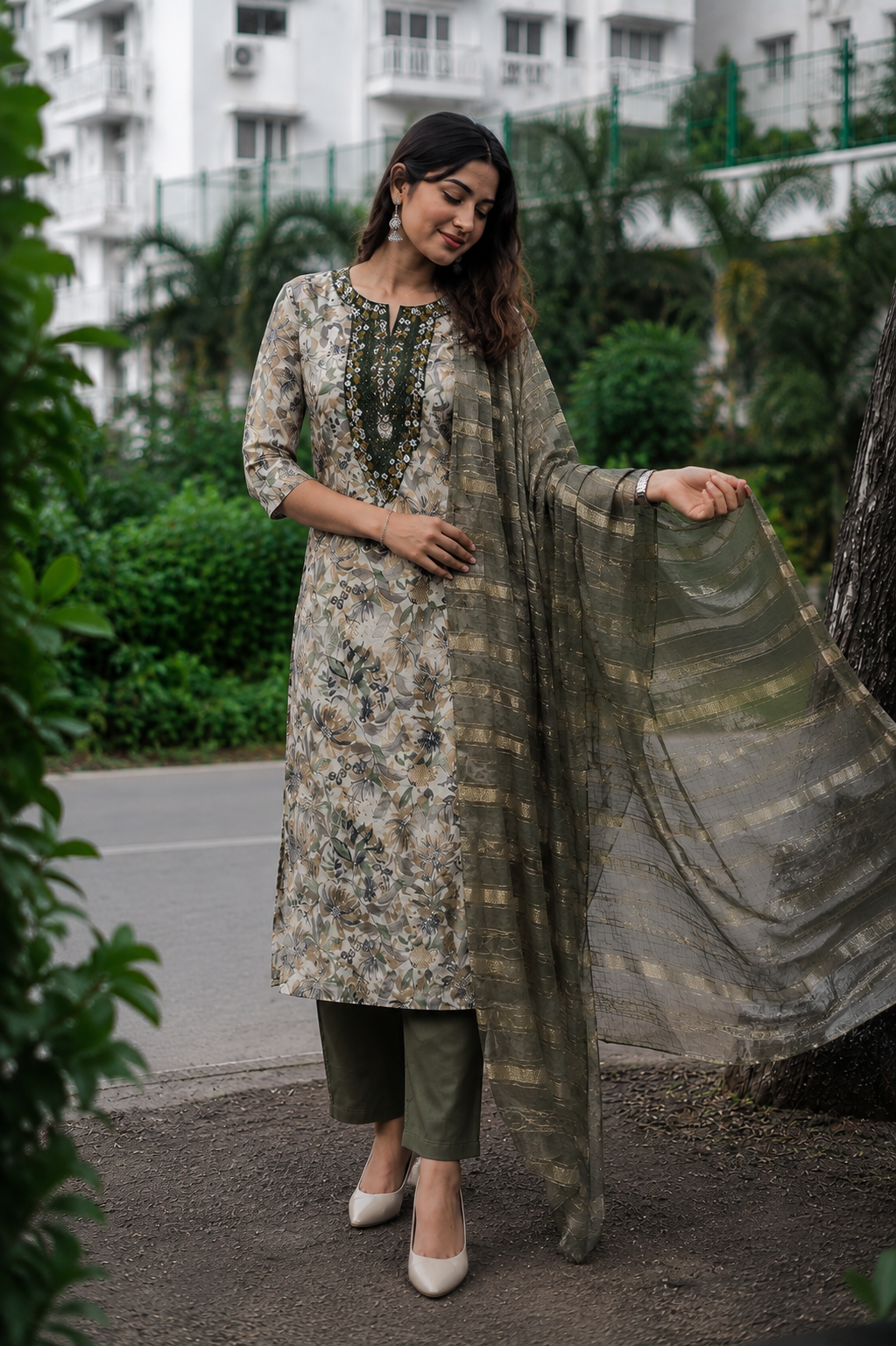 Trending Green Salwar Suit- YVS397
