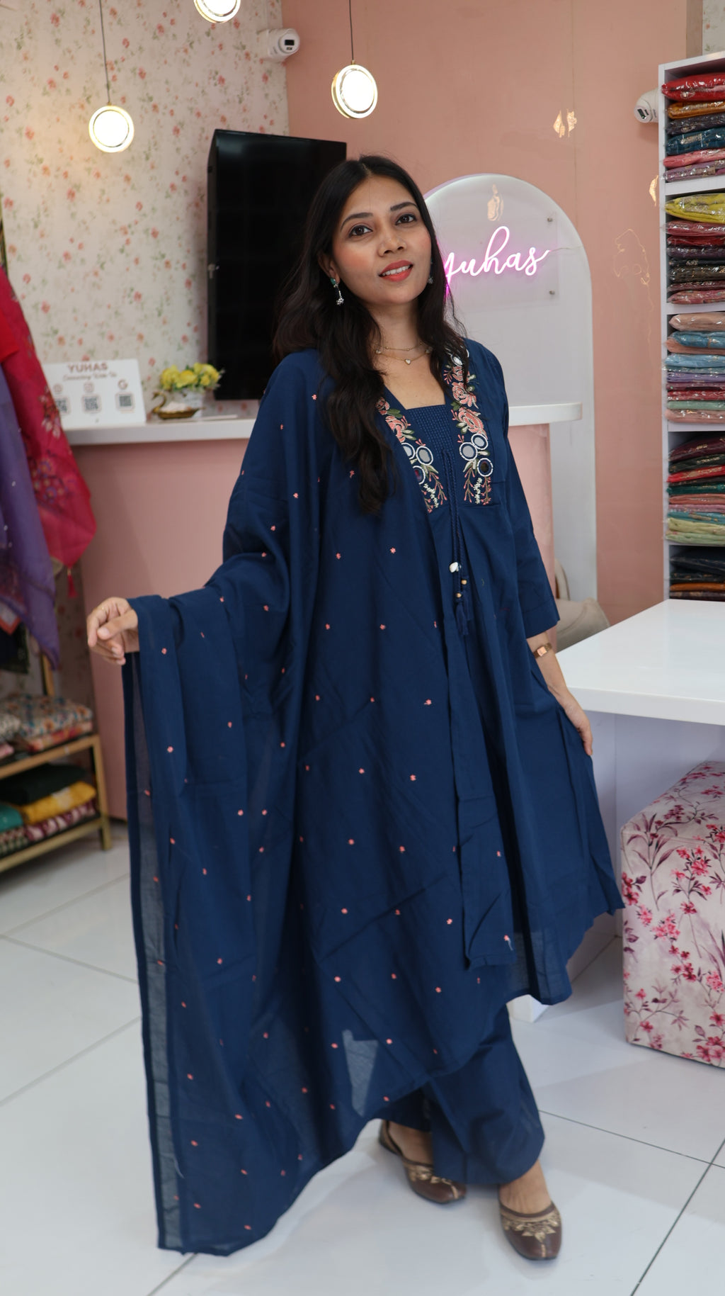 Premium Teal Blue Salwar - YVS416