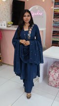 Premium Teal Blue Salwar - YVS416