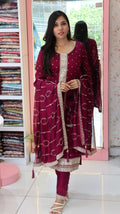 Premium Purple Salwar - YVS449
