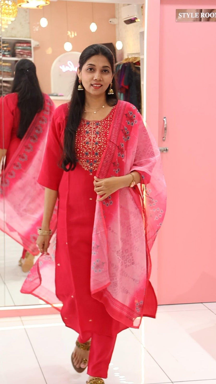 Premium Designer pink salwar