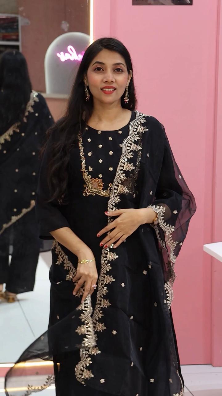 Premium Black Salwar