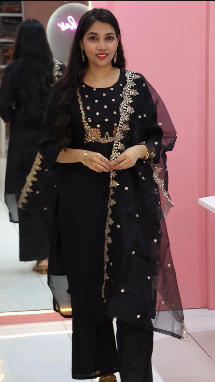 Premium Black Salwar