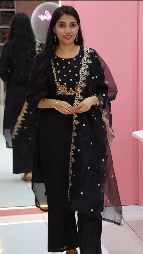 Premium Black Salwar