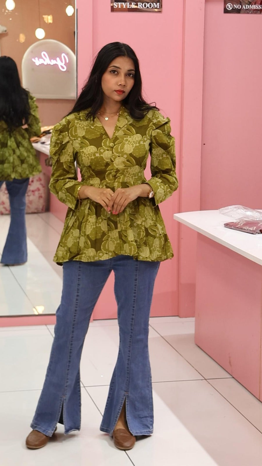 Trending Green Kurti