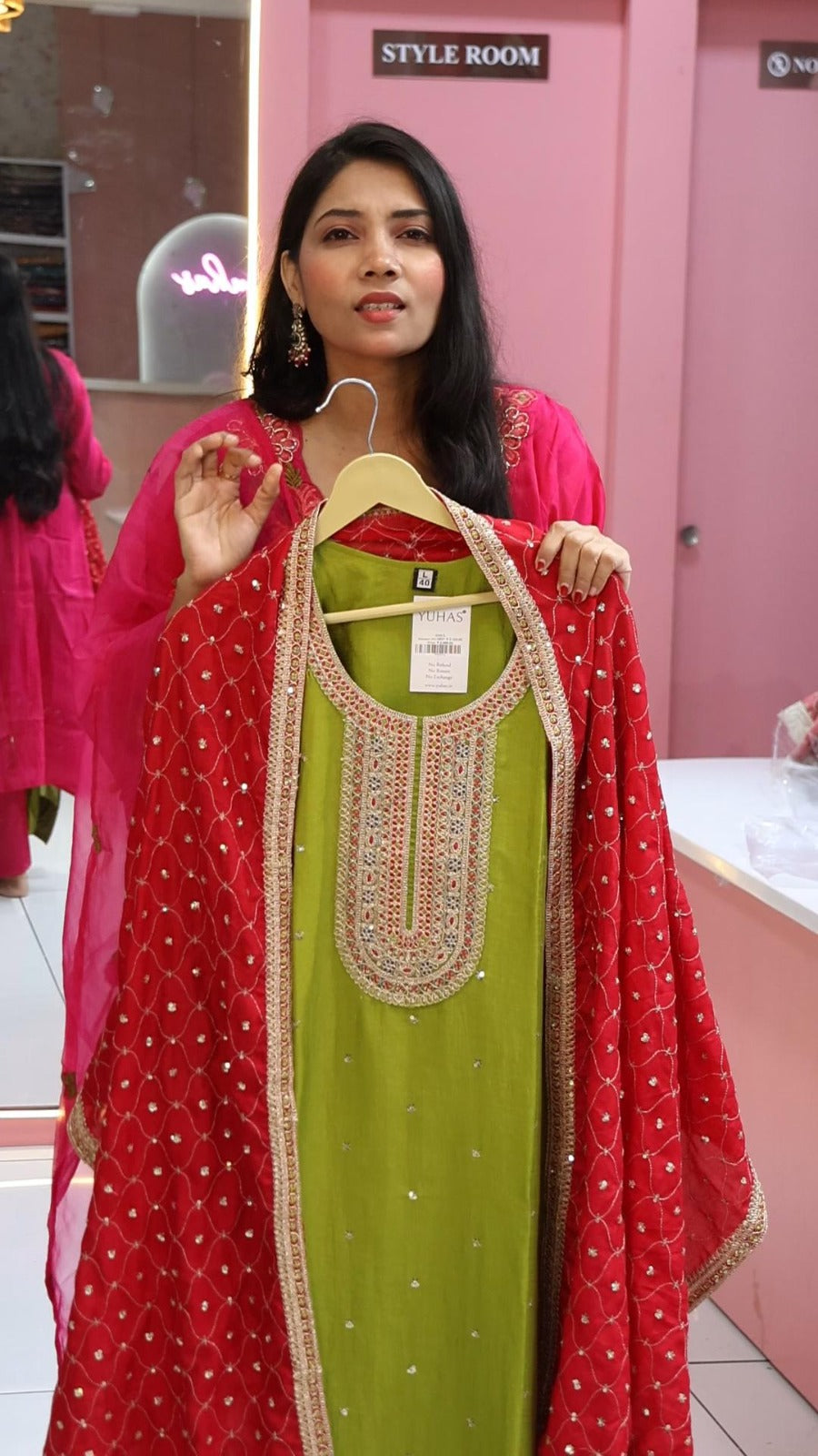 Premium Green Salwar