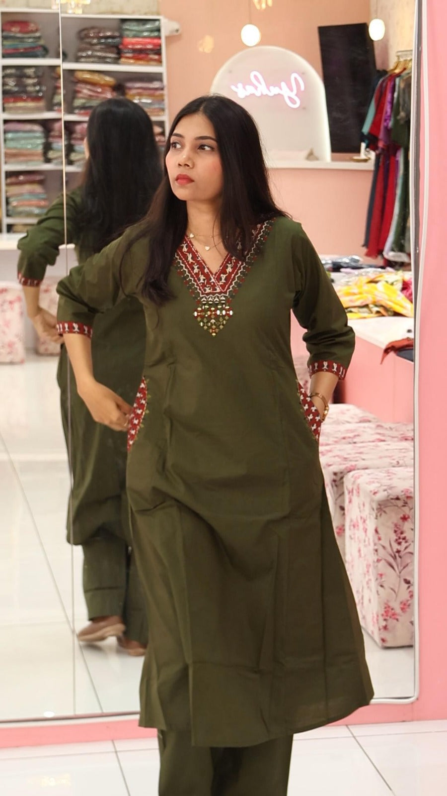 Latest Mint green coordset