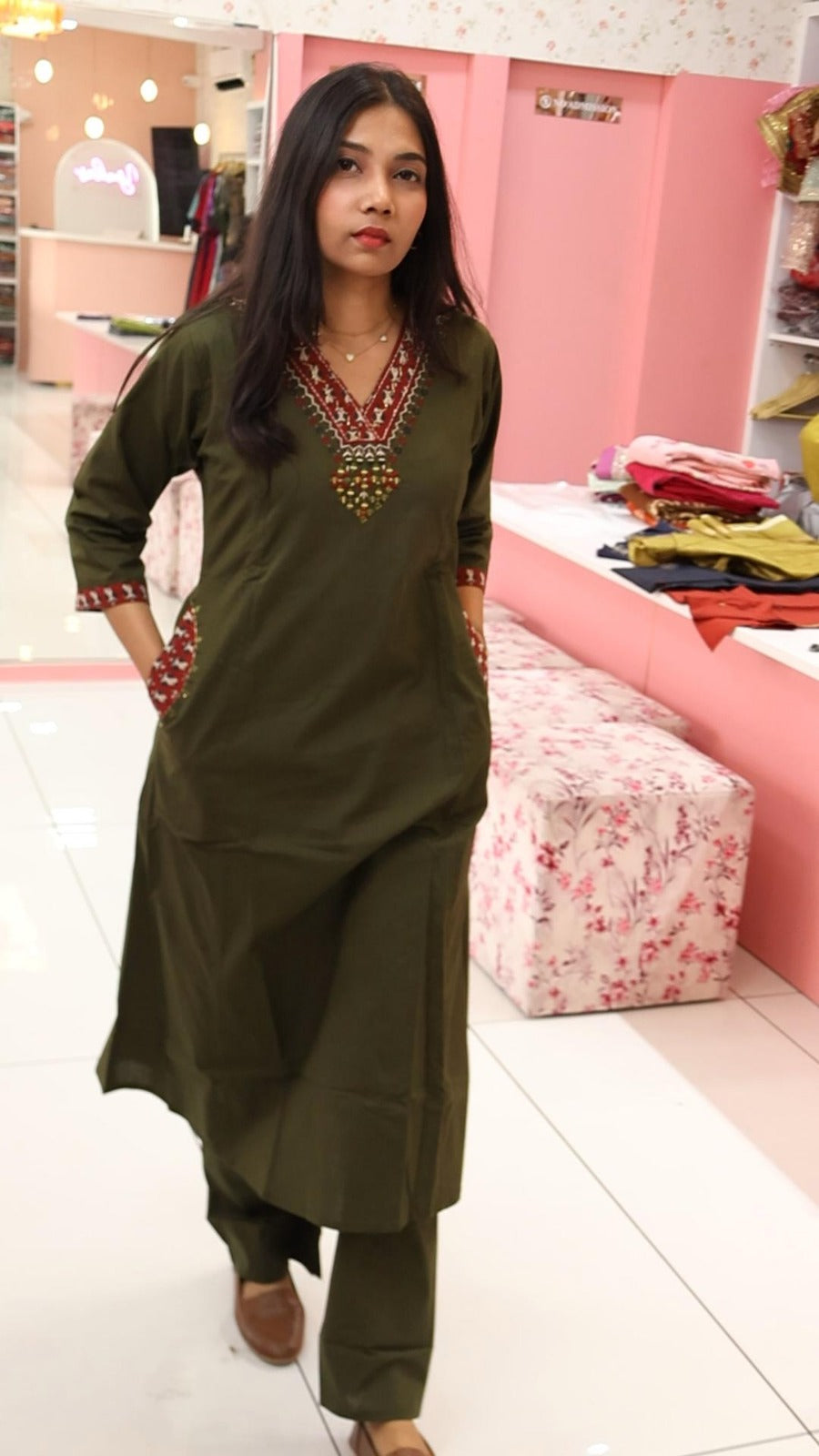 Latest Mint green coordset