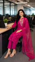 Lovely pink salwar set