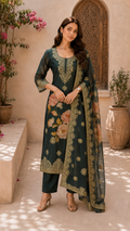 Green Premium banarasi salwar