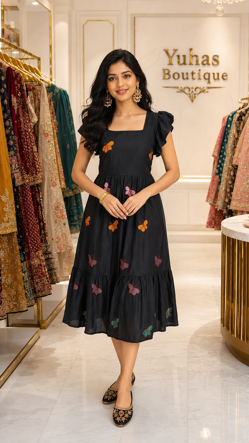 black butterfly maxi-  YCS458