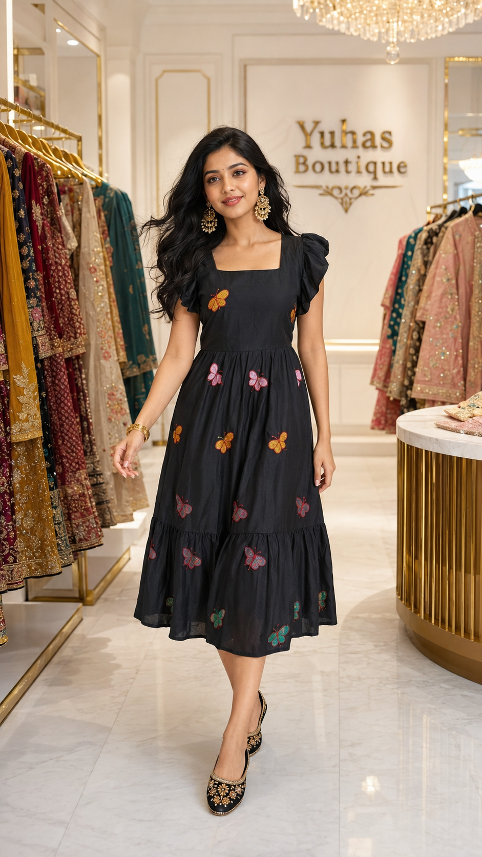 black butterfly maxi-  YCS458