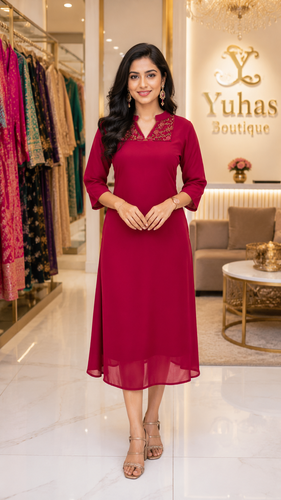 Pink maxi-YCS482