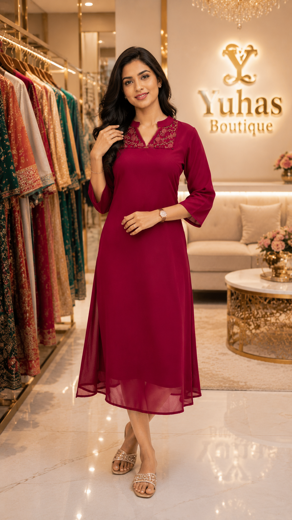 Pink maxi-YCS482